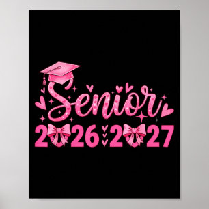 Poster Chemise Coquette Rose Noeud Senior 2027