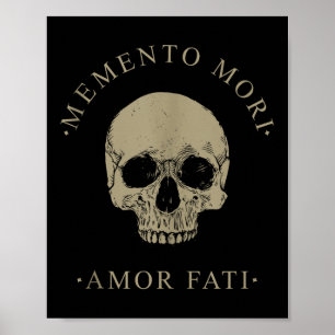 Poster Chemise Crâne Pour Hommes Et Femmes, Memento Mori 