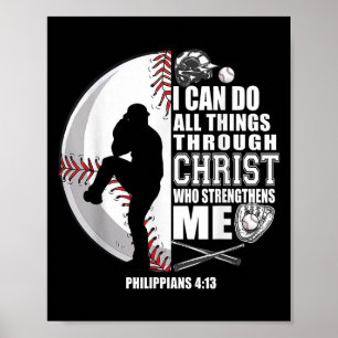 Poster Chemise de baseball Enfants Filles Christian Jesus