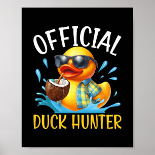 Poster Chemise de bateau de croisière canard drôle chasse