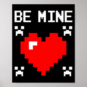 Poster Chemise de cadeau de la Saint-Valentin pour petit