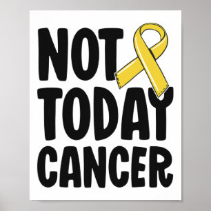 Poster Chemise de fête pour survivants du cancer de l'enf