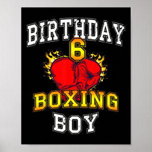Poster Chemise de garçon pour 6ème anniversaire - Enfant