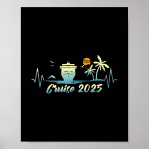 Poster Chemise de paquebot de croisière Vacances Croisièr