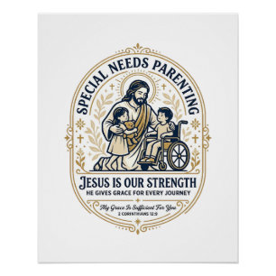 Poster Chemise de parent pour enfants ayant des besoins s