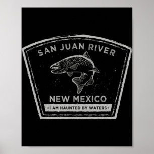Poster Chemise de pêche à la mouche de la rivière San Jua