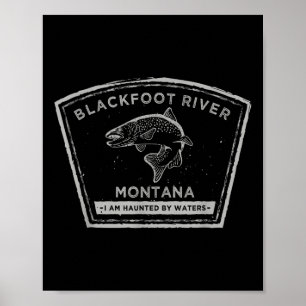 Poster Chemise de pêche à la mouche - Rivière Blackfoot M