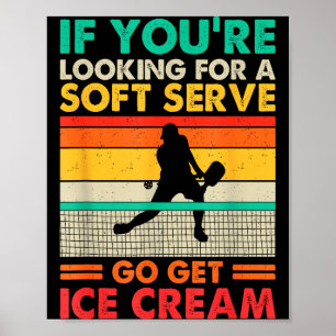 Poster Chemise de pickleball pour hommes femmes joueur de