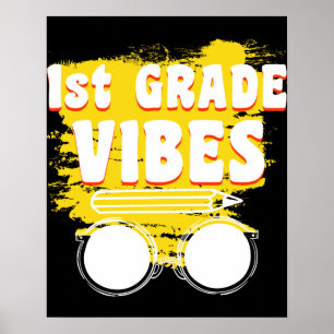 Poster Chemise de retour à l'école 1re année Vibes Premie