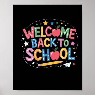 Poster Chemise de retour à l'école Graphique coloré migno