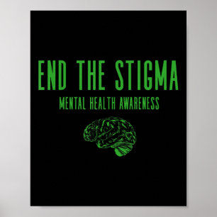 Poster Chemise de sensibilisation à la santé mentale - Gr