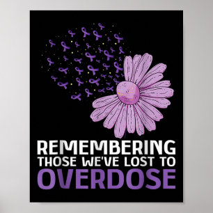Poster Chemise De Sensibilisation À La Surdose En Mémoire