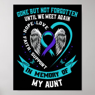 Poster Chemise de sensibilisation au suicide Tante Mens P