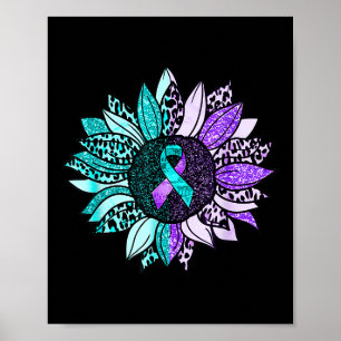 Poster Chemise de sensibilisation au suicide Tournesol Su