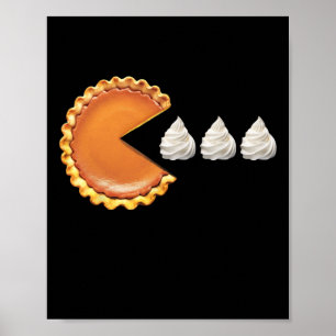Poster Chemise drôle de jour de Thanksgiving pour tarte à