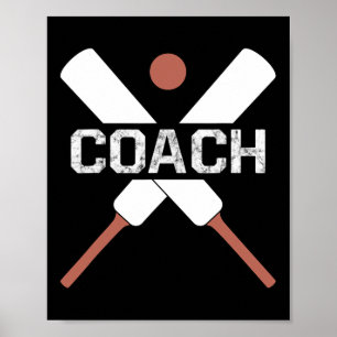 Poster Chemise drôle d'entraîneur de cricket Meilleur cad