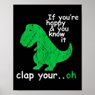 Poster Chemise drôle Trex T Rex par Londonseite_ Si vous