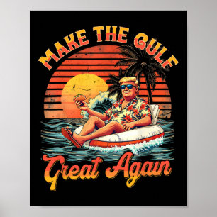 Poster Chemise drôle Trump Faire le Golfe Grand Trump Mer