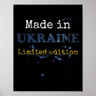 Poster Chemise Fabriquée En Ukraine Édition Limitée - Ukr