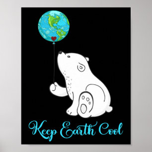 Poster Chemise Jour des terres Ours Polaire Cadeau quotid