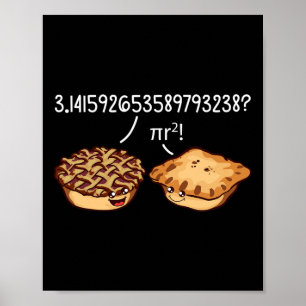 Poster Chemise Jour Pi Pi R Formule Carrée Math Pie Kawai
