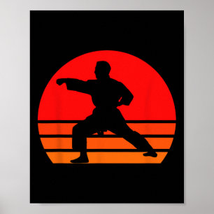 Poster Chemise karaté noire1