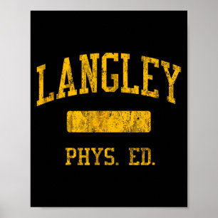 Poster Chemise Lycée Langley Hs Mclean