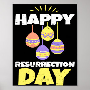 Poster Chemise Pâques Jésus Joyeuse Résurrection