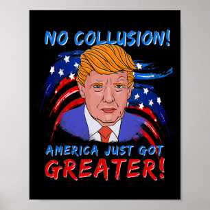 Poster Chemise Pas de Collusion Trump