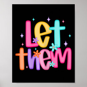 Poster Chemise Préparatoire Laissez-les Garder Brillante