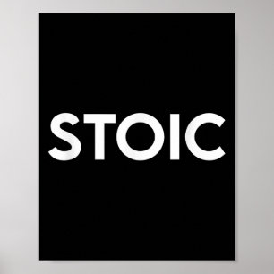 Poster Chemise Stoïque, Philosophie De Stoïsme Chemise Po