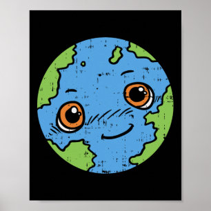 Poster Chemise Terre Planète Cute 22 avril Pro Environ