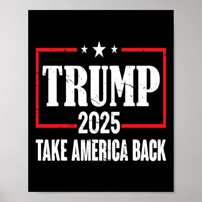 Poster Chemise Trump 2025 - Chemises Trump Pour Hommes 20 (Devant)