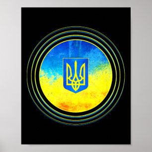 Poster Chemise Ukraine Drapeau Ukrainien Ukraine Volodymy
