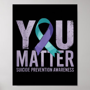 Poster Chemises de prévention des suicides T-shirt de sen
