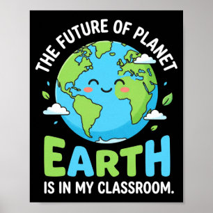 Poster Chemises jour de la terre pour les enseignants cla