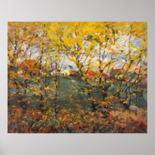 Poster Chêne Royal, peinture colorée,