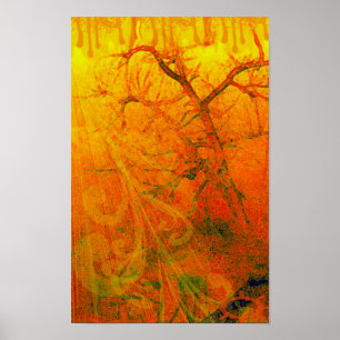 Poster Chêne tordu - Customisé