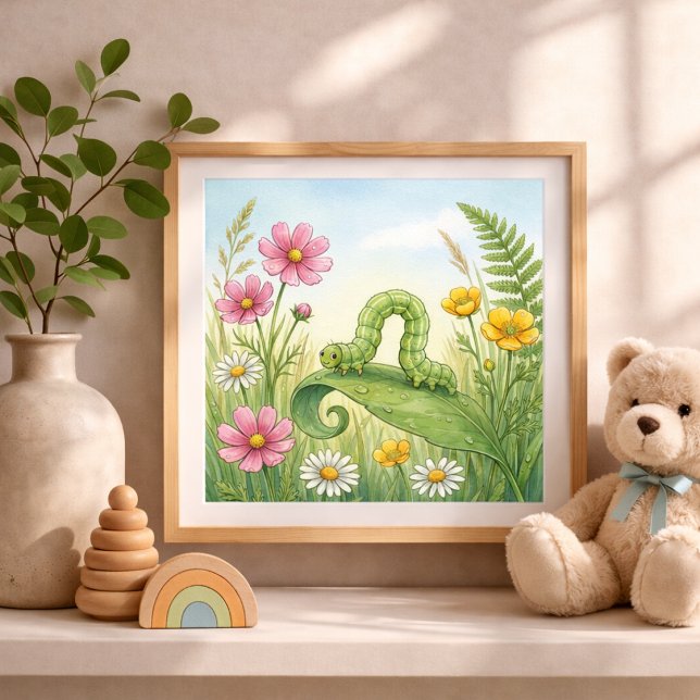 Poster Chenille Minuscule Nursery (Créateur téléchargé)