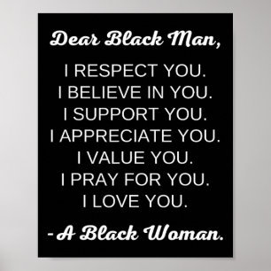 Poster Cher Black Man Black Love Black Relations