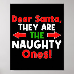 Poster Cher Père Noël, ce sont les vilains - Drôle de Chr