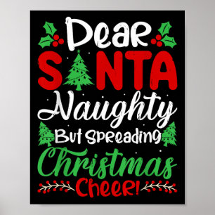 Poster Cher Père Noël méchant mais qui répand la joie de