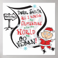 Cher Père Noël Vegan Wish