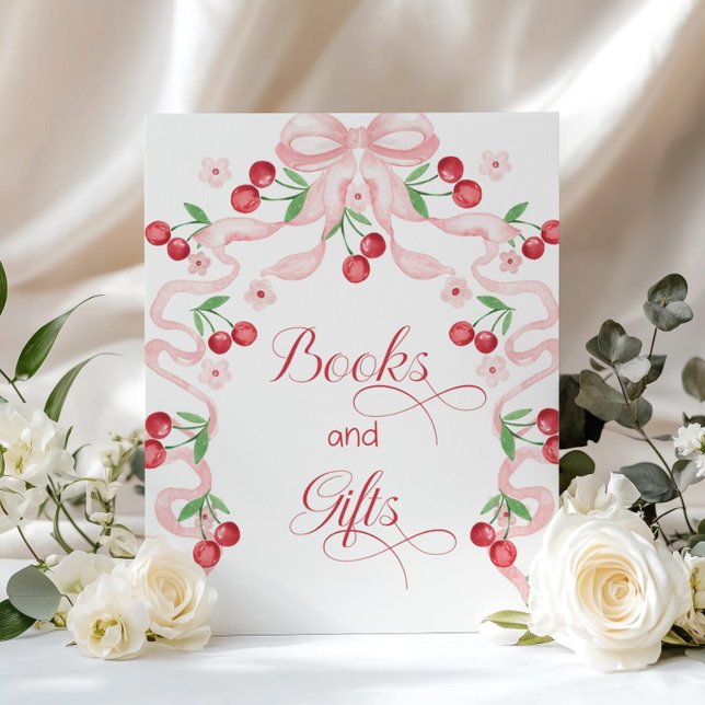 Poster Chercher sur le dessus Bow Books et cadeaux (Créateur téléchargé)