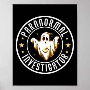 Poster Chercheur Paranormal Chasseur de fantômes Chasse d
