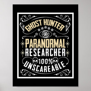 Poster Chercheur paranormal Chercheur paranormal