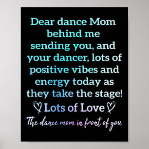 Poster Chère Maman Danse Derrière Moi Vous Envoie Drôle R