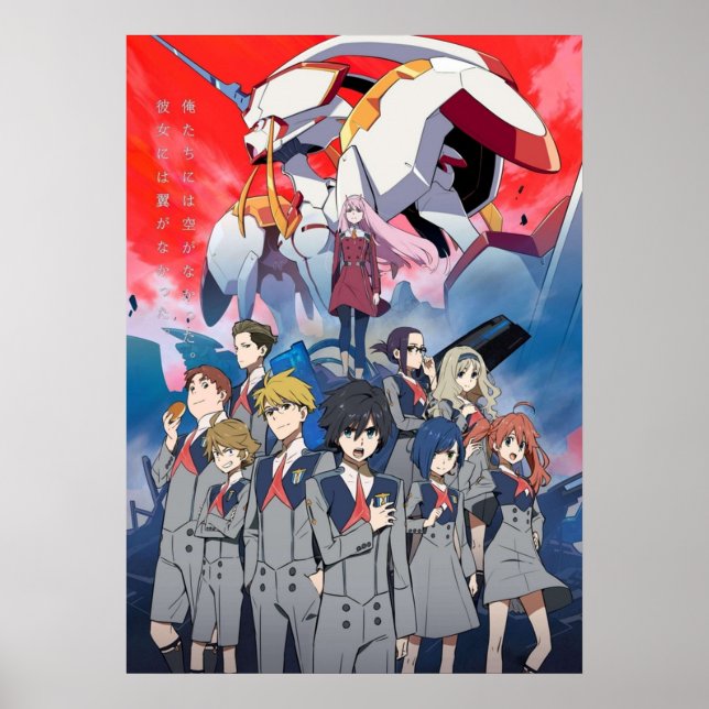 Poster Chérie dans le Franxx (Devant)