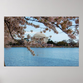 Poster Cherry Blossom Festival & Jefferson Memorial