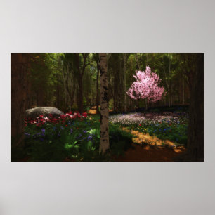 Poster Cherry Tree Concerto Print